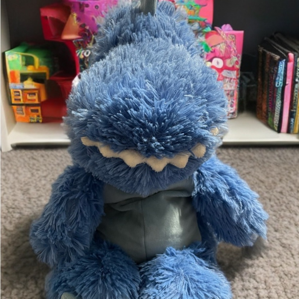 Warmies Blue Plush Dinosaur